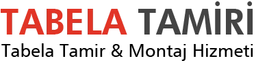 TABELA TAMİRİ | 0549 660 34 02